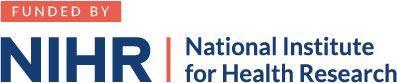 NIHR logo blue and red