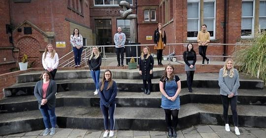 Leeds student nurses are front page news