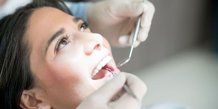 Dentistry patient in clinic