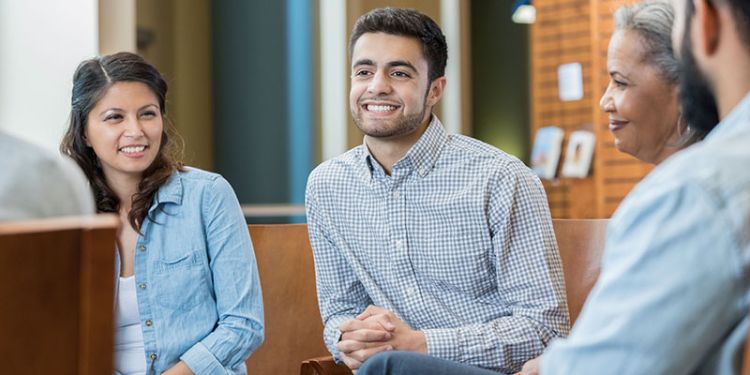 Image representing research students at the School of Healthcare