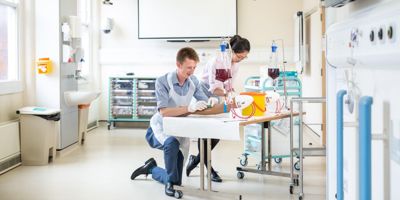 SOM students in clinical practice