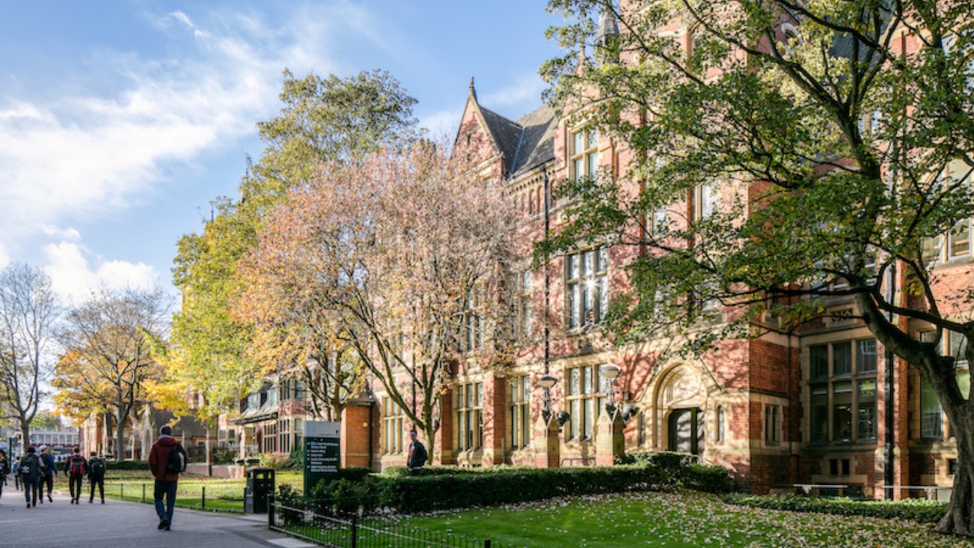 University of Leeds Baines Wing in Spring