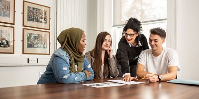 A groups of undergraduate School of Psychology students received career support from an academic member of staff.  Alp 0267 800x400