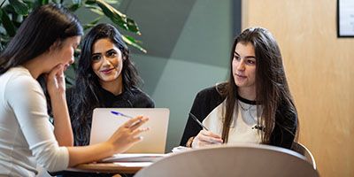 University of Leeds Psychology students working together