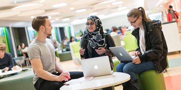 Image representing students sat in Worsley
