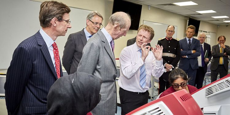 Royal visitor for Worsley building