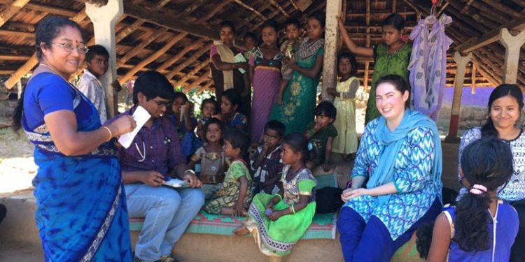 School of Healthcare student on placement abroad