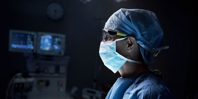 surgeon in theatre