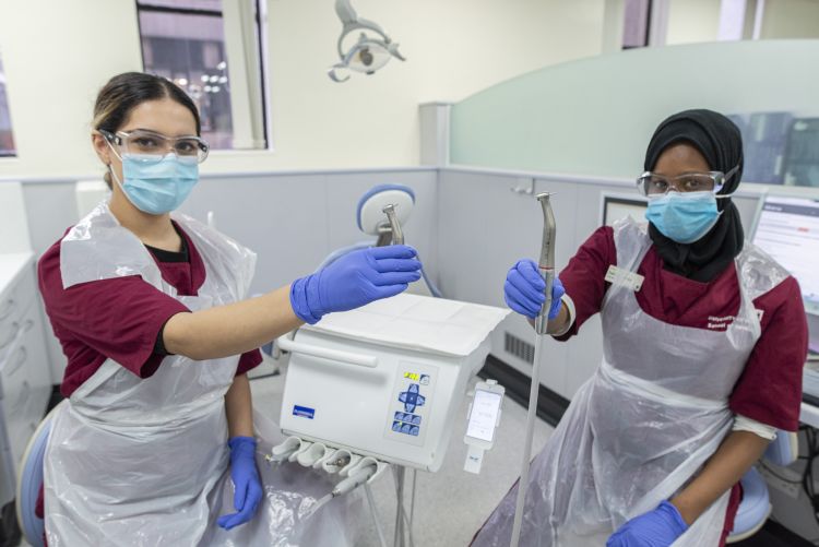 New electric motor handpieces for the School of Dentistry